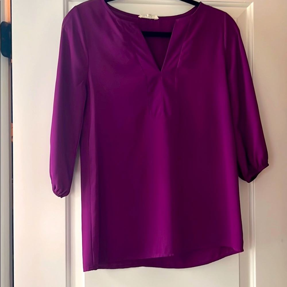 Purple 3/4 sleeve top